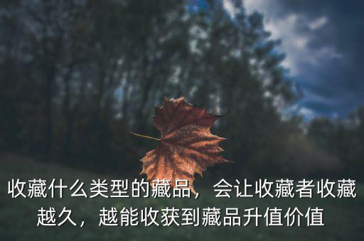 收藏什么類型的藏品，會讓收藏者收藏越久，越能收獲到藏品升值價值