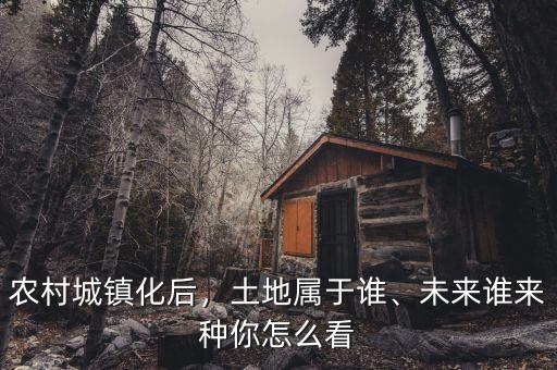 農(nóng)村城鎮(zhèn)化后，土地屬于誰(shuí)、未來(lái)誰(shuí)來(lái)種你怎么看
