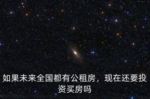如果未來全國都有公租房，現(xiàn)在還要投資買房嗎