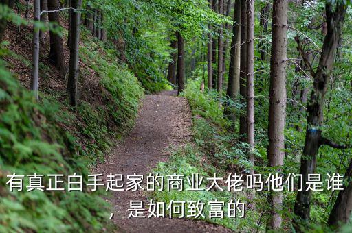 有真正白手起家的商業(yè)大佬嗎他們是誰，是如何致富的