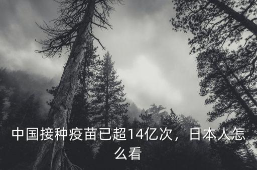 中國接種疫苗已超14億次，日本人怎么看