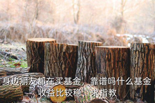身邊朋友都在買基金，靠譜嗎什么基金收益比較穩(wěn)，求指教