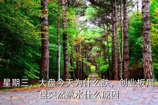 星期三，大盤今天為什么跌，創(chuàng)業(yè)板尾盤突然跳水什么原因