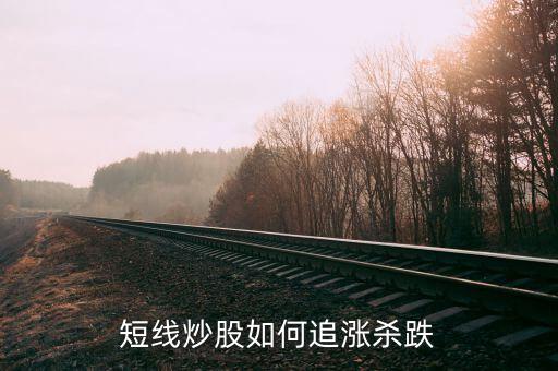 短線(xiàn)炒股如何追漲殺跌