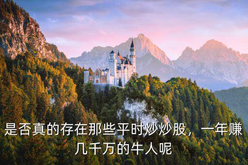 是否真的存在那些平時(shí)炒炒股，一年賺幾千萬(wàn)的牛人呢
