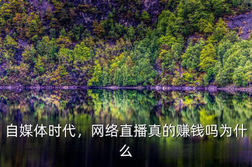 自媒體時代，網(wǎng)絡(luò)直播真的賺錢嗎為什么