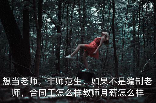 想當(dāng)老師，非師范生，如果不是編制老師，合同工怎么樣教師月薪怎么樣
