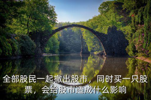 全部股民一起撤出股市，同時買一只股票，會給股市造成什么影響