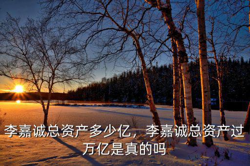 李嘉誠(chéng)總資產(chǎn)多少億，李嘉誠(chéng)總資產(chǎn)過(guò)萬(wàn)億是真的嗎