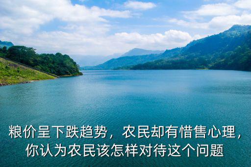 糧價(jià)呈下跌趨勢(shì)，農(nóng)民卻有惜售心理，你認(rèn)為農(nóng)民該怎樣對(duì)待這個(gè)問題