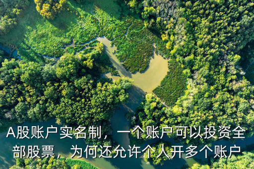 A股賬戶實(shí)名制，一個(gè)賬戶可以投資全部股票，為何還允許個(gè)人開多個(gè)賬戶