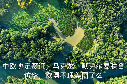 中歐協(xié)定簽訂，馬克龍、默克爾要聯(lián)合訪華，歐盟不理美國了么