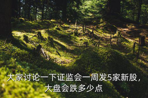 大家討論一下證監(jiān)會一周發(fā)5家新股，大盤會跌多少點
