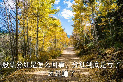 股票分紅是怎么回事，分紅到底是虧了還是賺了