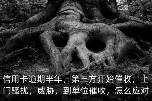 信用卡逾期半年，第三方開始催收，上門騷擾，威脅，到單位催收，怎么應(yīng)對