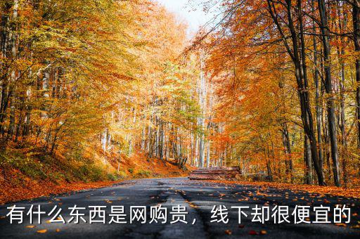 有什么東西是網購貴，線下卻很便宜的