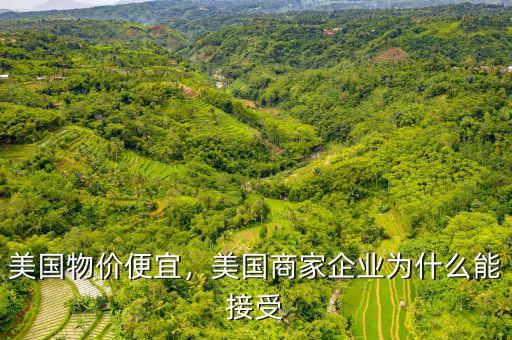 美國物價便宜，美國商家企業(yè)為什么能接受