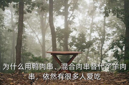 為什么用鴨肉串、混合肉串替代了羊肉串，依然有很多人愛吃