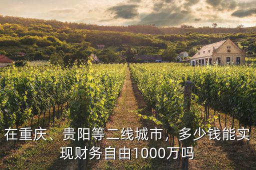 在重慶、貴陽(yáng)等二線城市，多少錢(qián)能實(shí)現(xiàn)財(cái)務(wù)自由1000萬(wàn)嗎