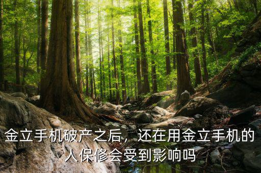 金立手機破產(chǎn)之后，還在用金立手機的人保修會受到影響嗎