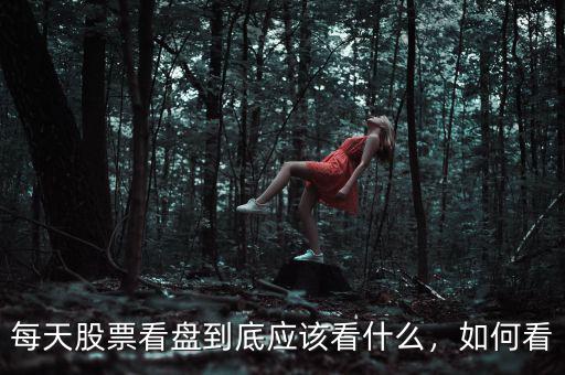 每天股票看盤(pán)到底應(yīng)該看什么，如何看