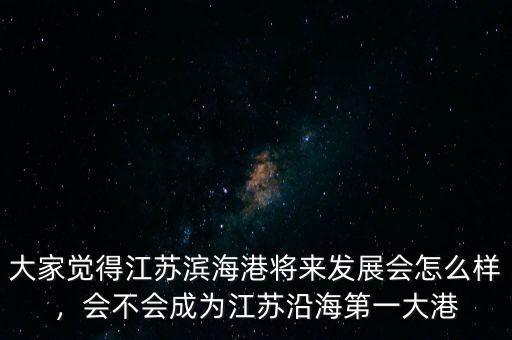 大家覺得江蘇濱海港將來發(fā)展會怎么樣，會不會成為江蘇沿海第一大港