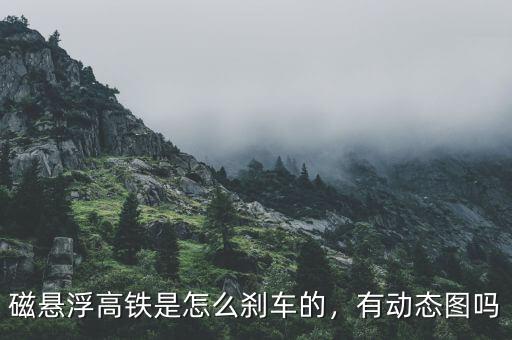 磁懸浮高鐵是怎么剎車(chē)的，有動(dòng)態(tài)圖嗎