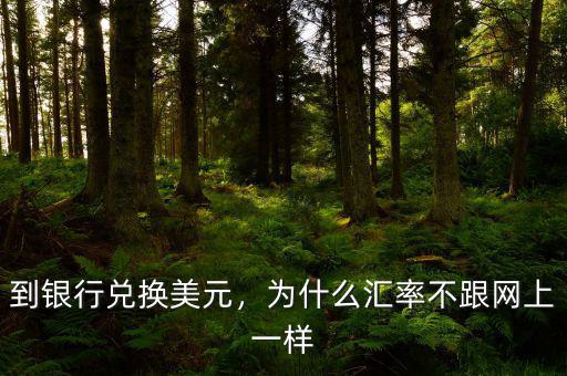 到銀行兌換美元，為什么匯率不跟網(wǎng)上一樣