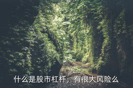 什么是股市杠桿，有很大風(fēng)險(xiǎn)么