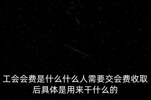 地稅工會經(jīng)費是什么，工會會費是什么什么人需要交會費收取后具體是用來干什么的