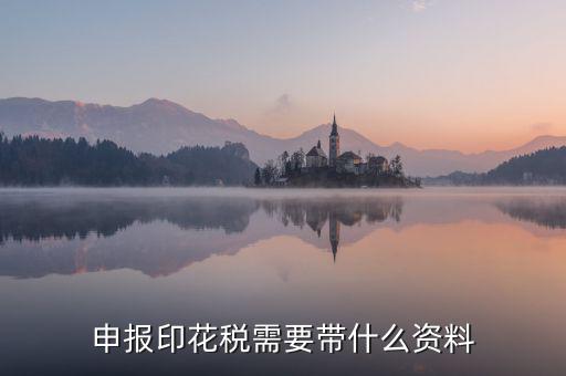 辦理印花稅退稅要帶什么資料，辦理退稅賬號(hào)銀行開戶印鑒卡需要提交什么資料急急急