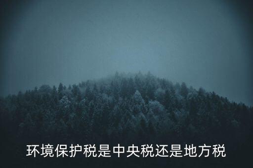環(huán)境保護稅的機關(guān)是什么，環(huán)境保護稅由哪個機關(guān)負責征收