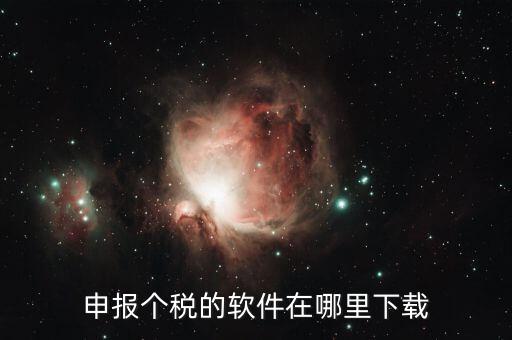 個(gè)人所得稅申報(bào)什么軟件，個(gè)人工資免稅申請(qǐng)下載什么軟件