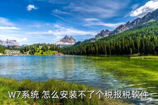 為什么下載不了個(gè)稅客戶(hù)端，W7系統(tǒng) 怎么安裝不了個(gè)稅報(bào)稅軟件