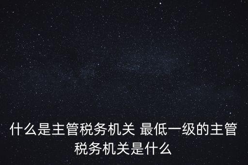主管稅務(wù)機(jī)關(guān)填什么，個(gè)人所得稅申報(bào)的軟件上的主管征收機(jī)關(guān)填什么是填當(dāng)?shù)氐牡囟惥謫?/></a></span><span id=