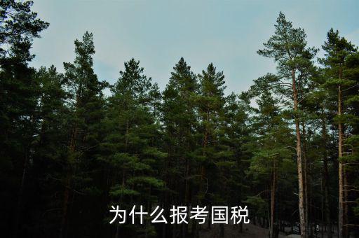 你為什么報考國稅局，為什么報考國稅