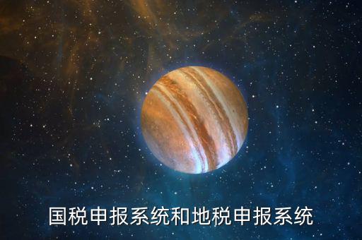 廣東珠海市國稅申報系統(tǒng)是什么，國稅申報系統(tǒng)和地稅申報系統(tǒng)