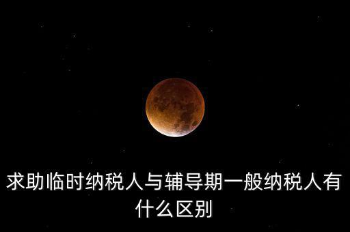 什么是臨時納稅人，臨時一般納稅人是什么意思