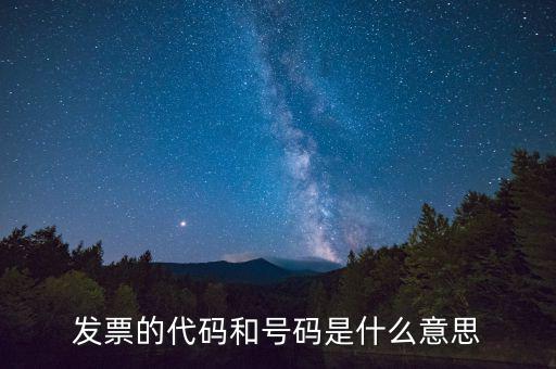發(fā)票信息代碼是什么，發(fā)票紙質(zhì)代碼是什么意識(shí)