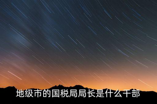 國稅總局是什么級別，國家稅務(wù)總局是正部級