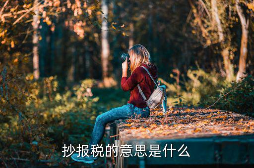 什么是抄報(bào)稅，請問每月抄稅和報(bào)稅各是什么意思