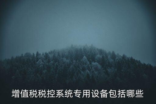 稅控系統(tǒng)專用設(shè)備是什么，增值稅防偽稅控系統(tǒng)使用的設(shè)備哪些可以抵扣