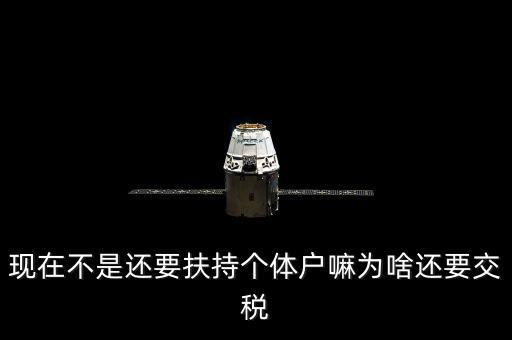個(gè)體戶為什么要報(bào)稅，我就是個(gè)個(gè)體戶為什么要交稅