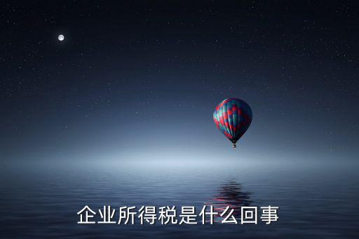 什么叫創(chuàng)業(yè)投資企業(yè)所得稅，企業(yè)所得稅是什么回事