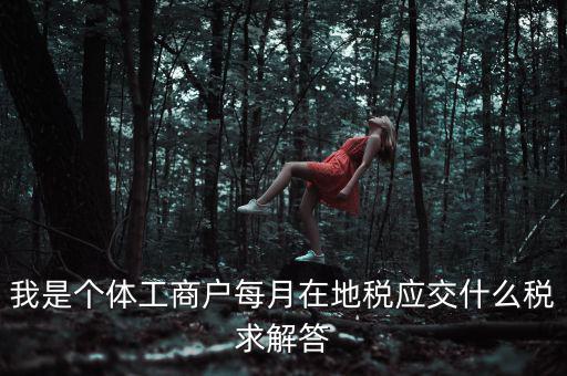 個體戶地稅局交什么稅，個體經(jīng)營戶地稅是按什么標(biāo)準(zhǔn)收費的