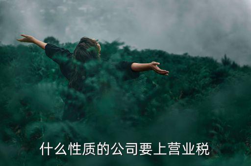 什么類型的企業(yè)需要交納營業(yè)稅，什么樣的企業(yè)應(yīng)繳營業(yè)稅