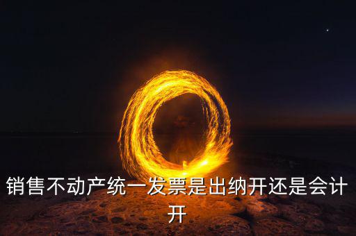 買不動產開什么票，銷售不動產統(tǒng)一發(fā)票是出納開還是會計開