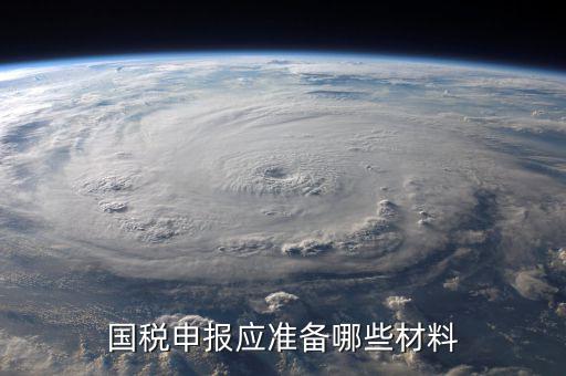 國(guó)稅報(bào)稅帶什么，國(guó)稅申報(bào)應(yīng)準(zhǔn)備哪些材料