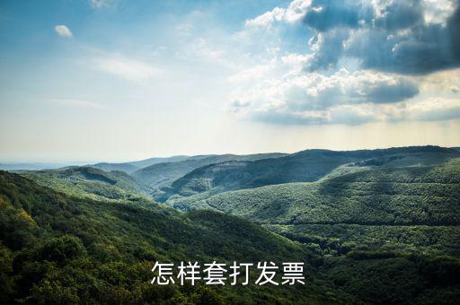 什么是套打發(fā)票，怎樣套打發(fā)票