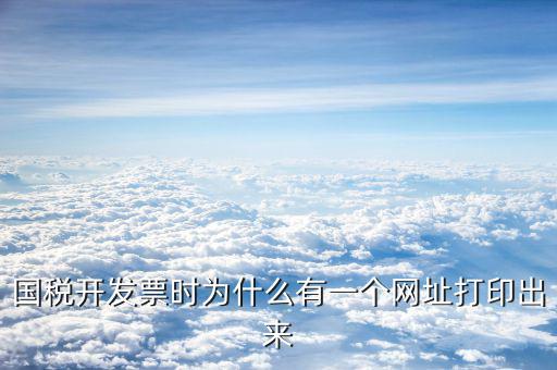 為什么打發(fā)票會(huì)把網(wǎng)址打出來(lái)，國(guó)稅發(fā)票打印出來(lái)一排網(wǎng)址是怎么回事